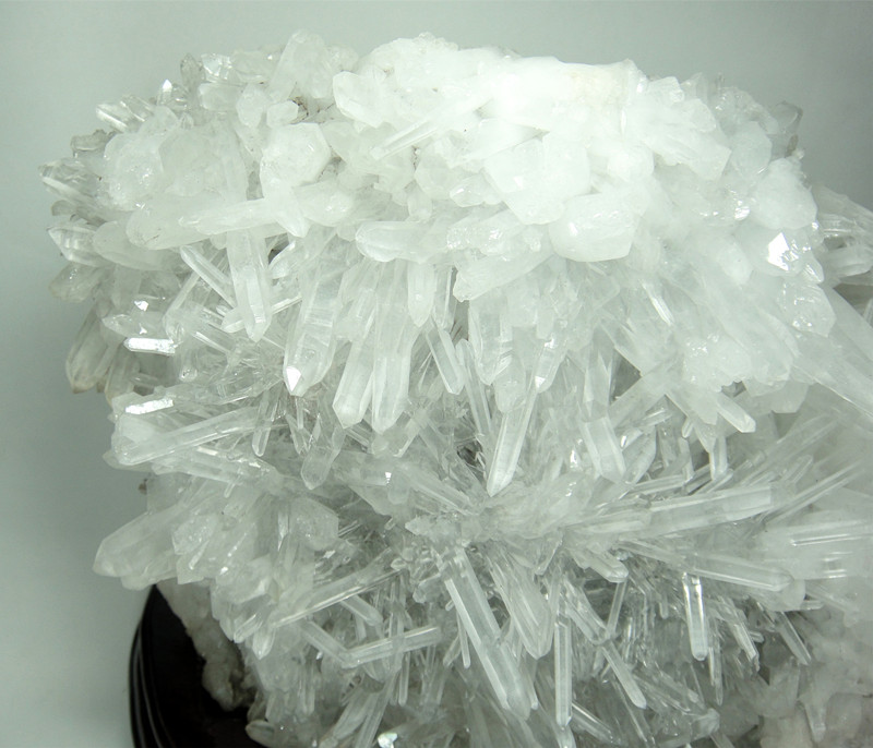纯天然白水晶簇摆件 白水晶原石水晶晶族 镇宅消磁净化