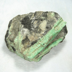 天然祖母绿矿物晶体摆件 祖母绿矿物晶体原料标本 鉴赏收藏
