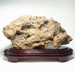 天然戈壁石摆件 观赏石 台面摆件 造型石 象形石 像一座石头山