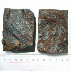 天然磁铁矿教学标本 磁铁矿原料 矿物岩石标本 