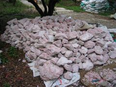 天然粉红滑石 矿物岩石标本 粉红滑石原料/滑石标本